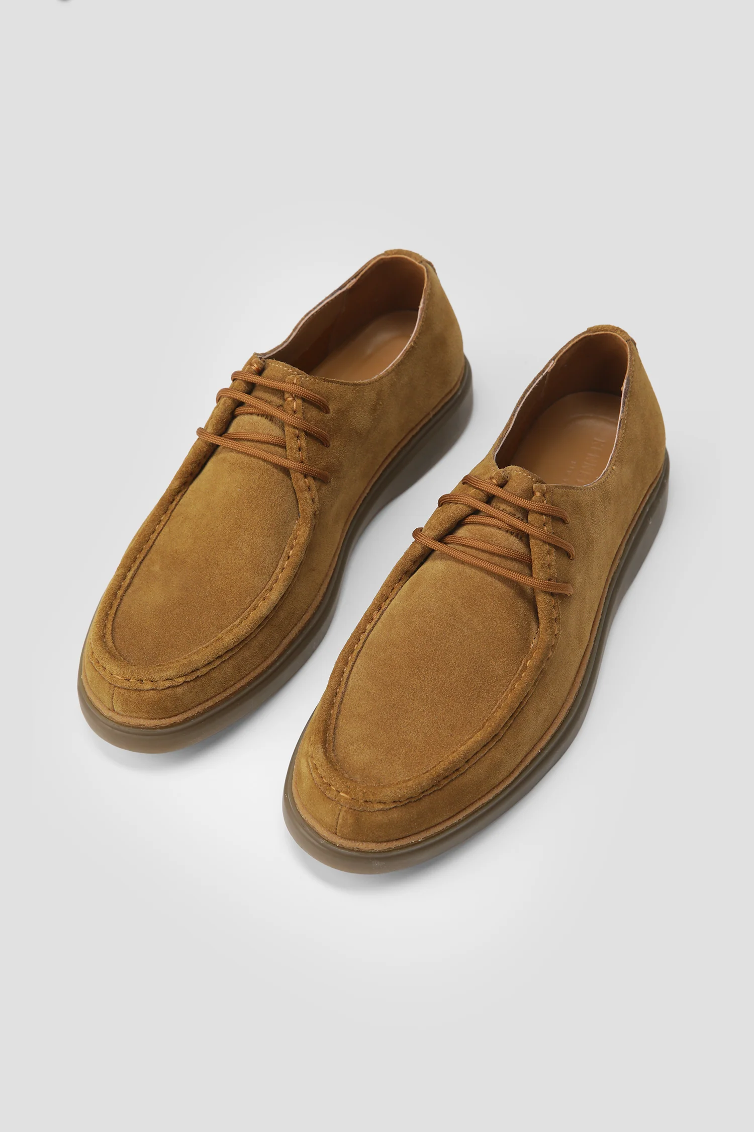 Suede Lace Up Loafers - Image 10
