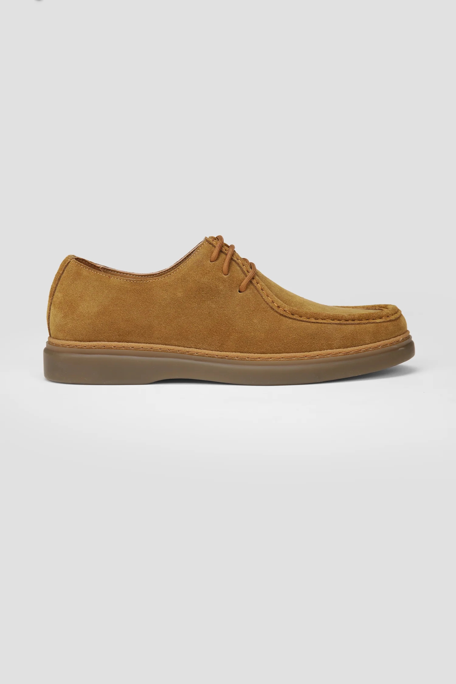 Suede Lace Up Loafers - Image 12