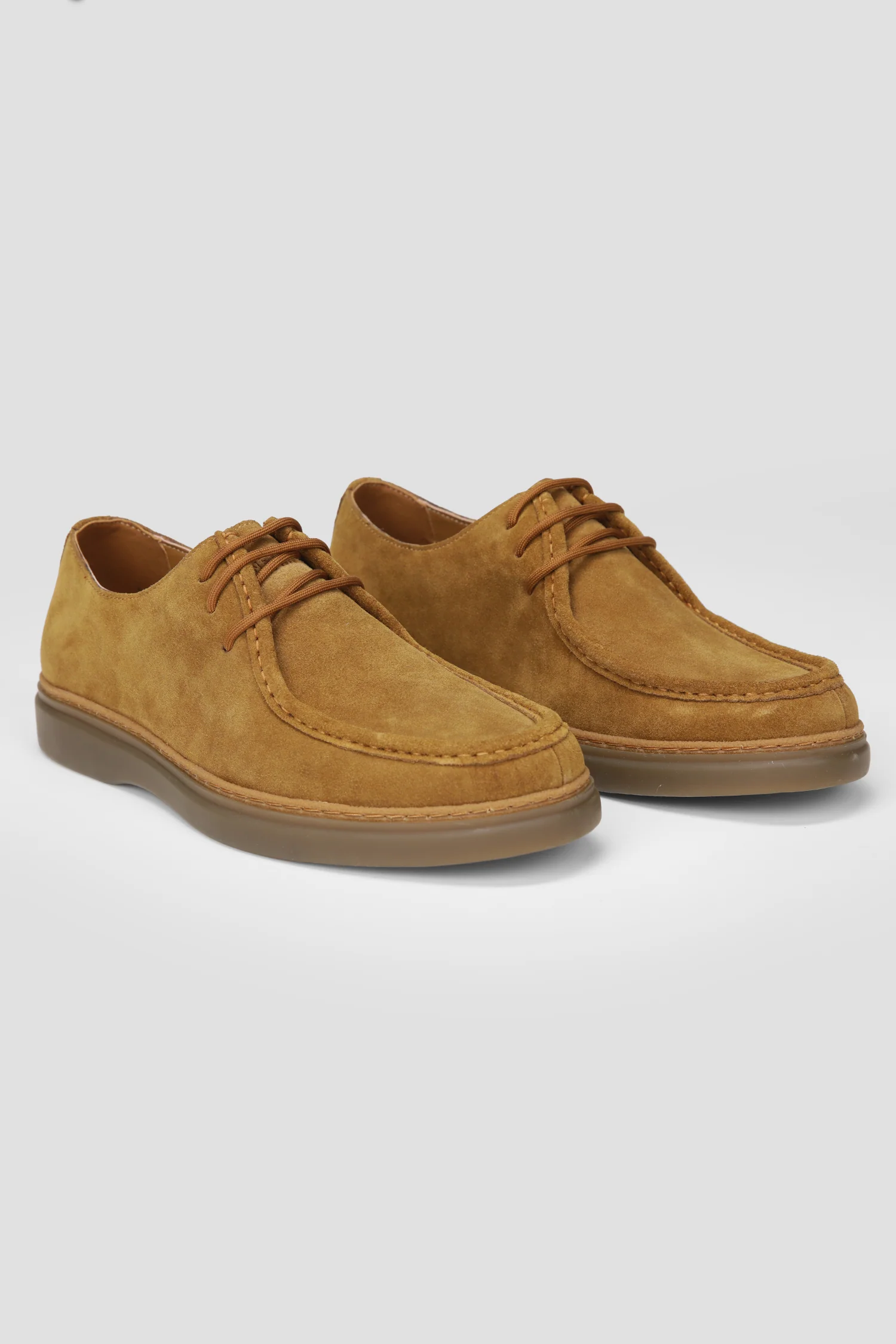 Suede Lace Up Loafers - Image 13