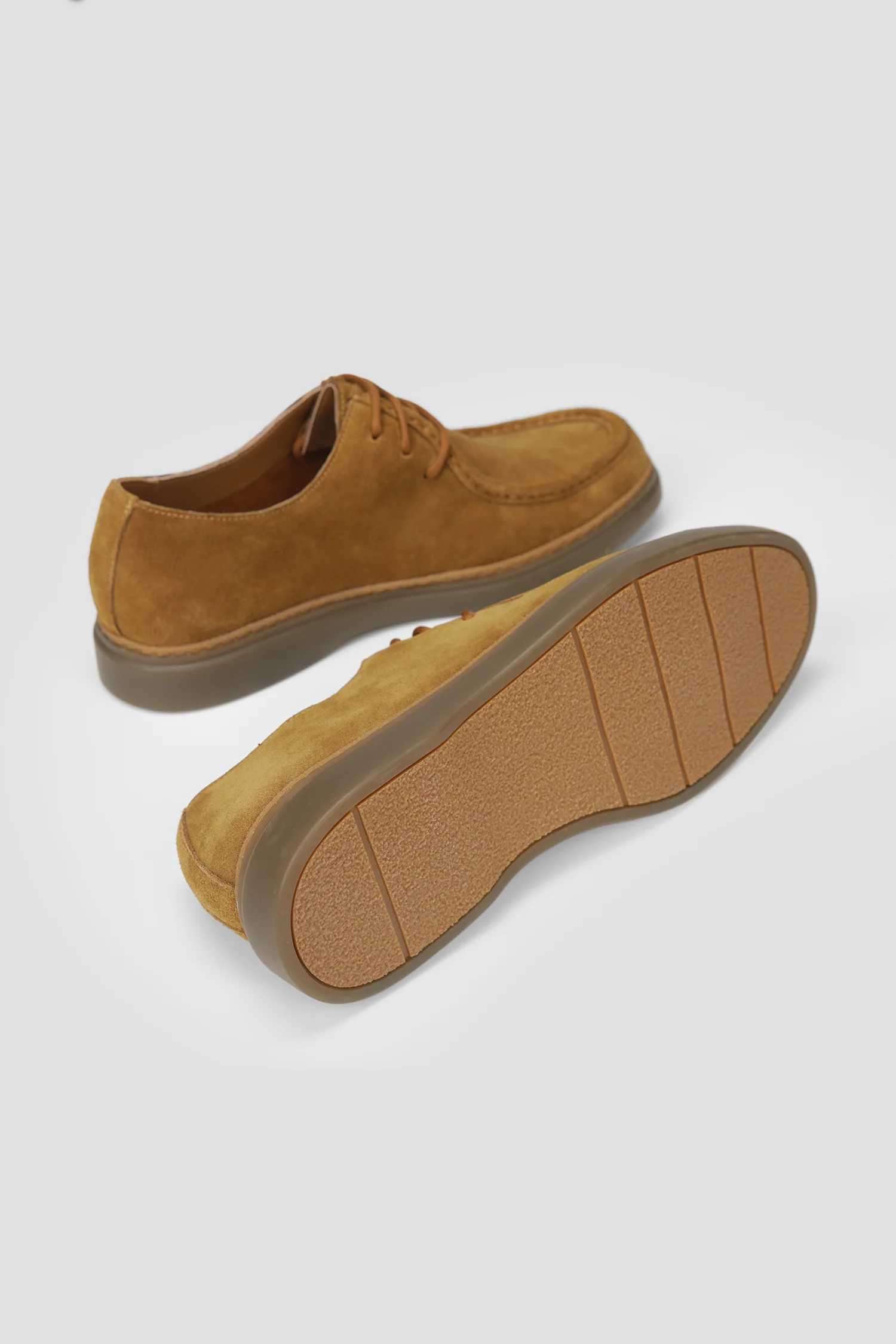Suede Lace Up Loafers - Image 8