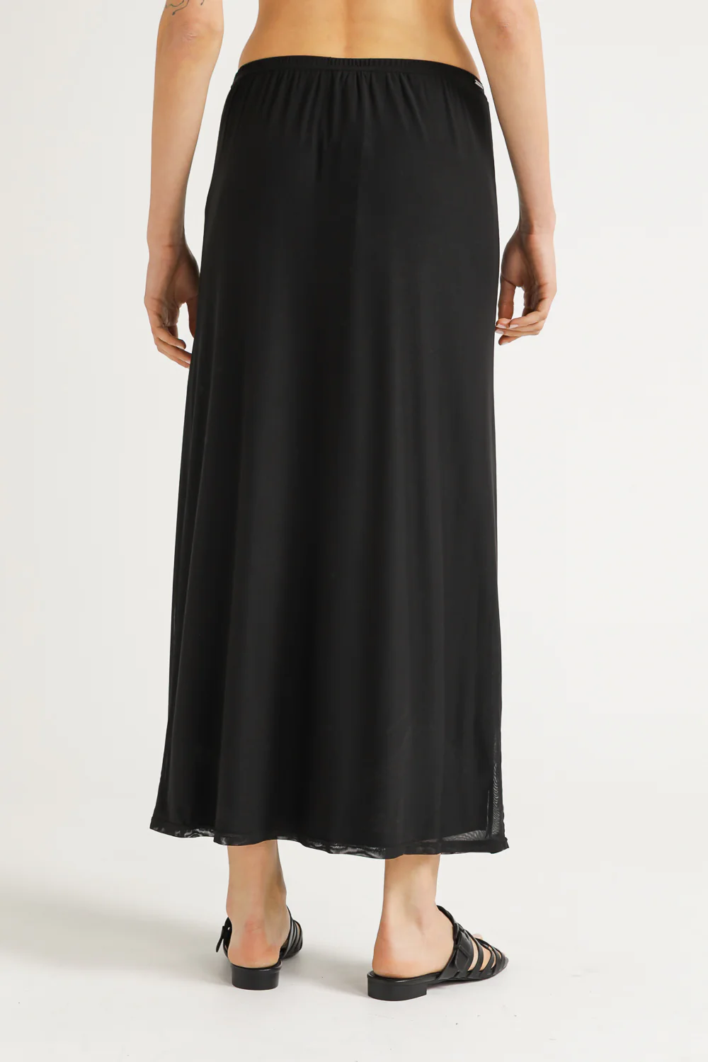 Midi Skirt From Soft Mesh - Image 5