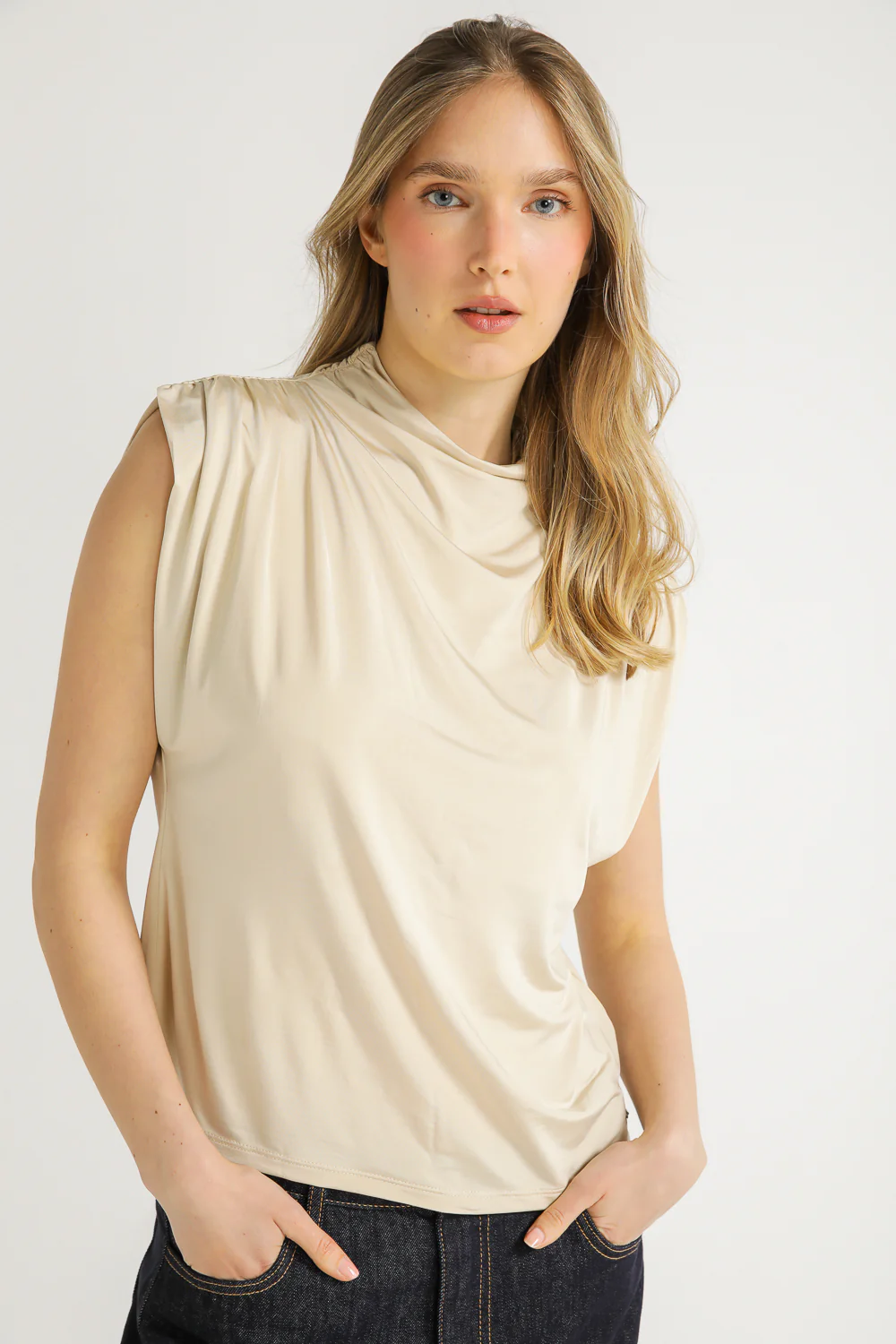 Mock Neck Top - Image 13
