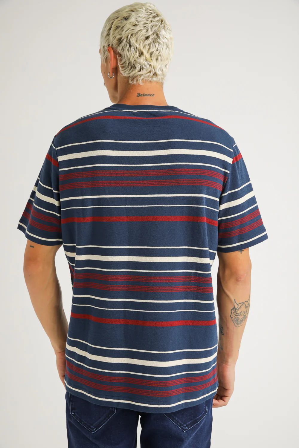 Striped Crew Neck T Shirt - Image 7