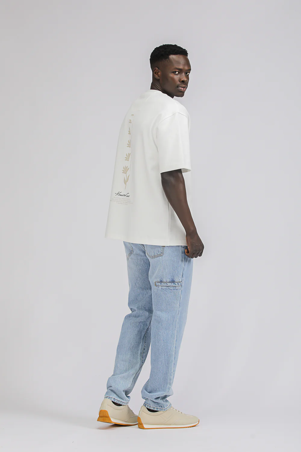 Oversized T Shirt with Floral Print - Image 10