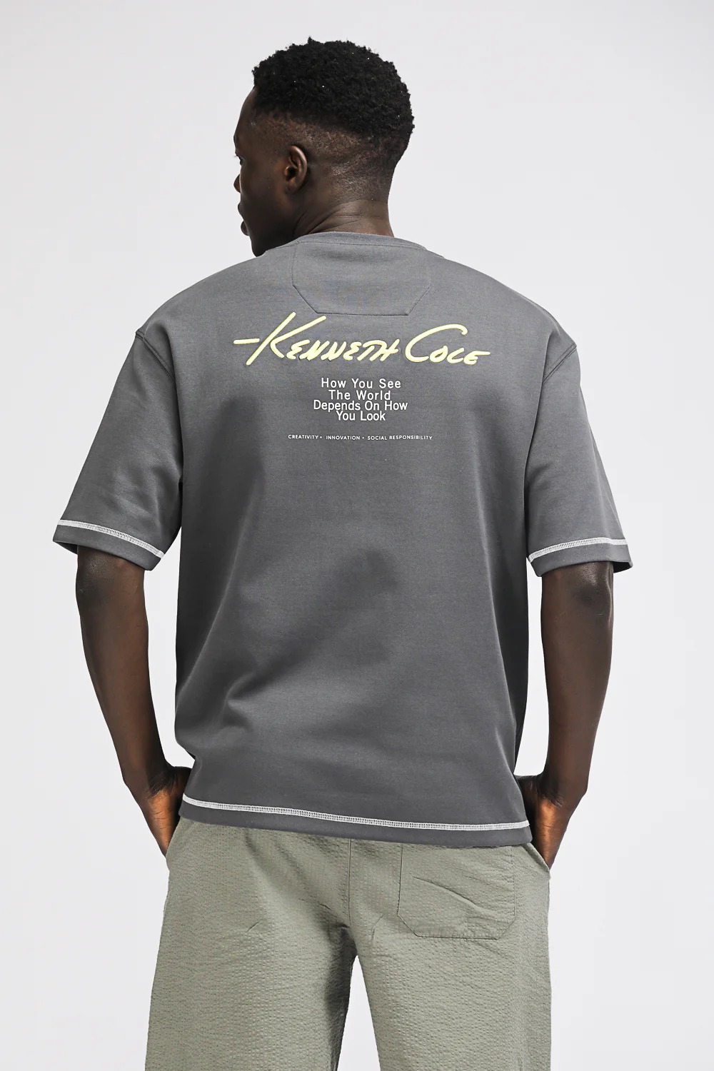Oversized T Shirt with Graphic Print - Image 10