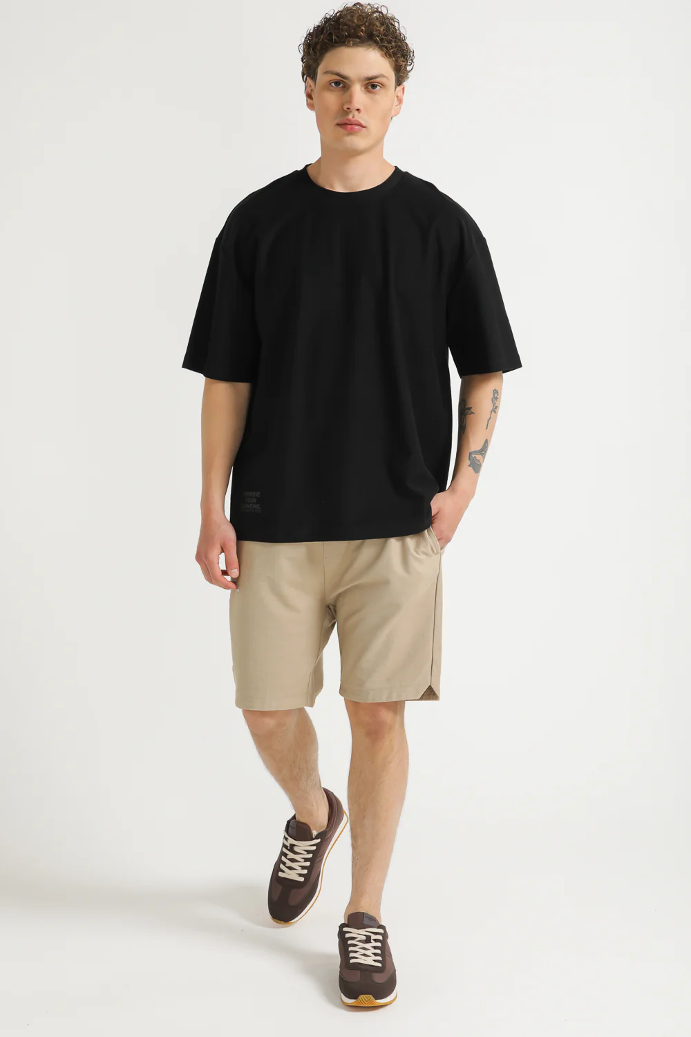 oversize tee
interlock pique