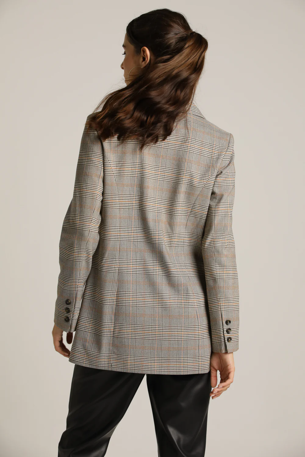 Checked Jacquard Blazer - Image 6