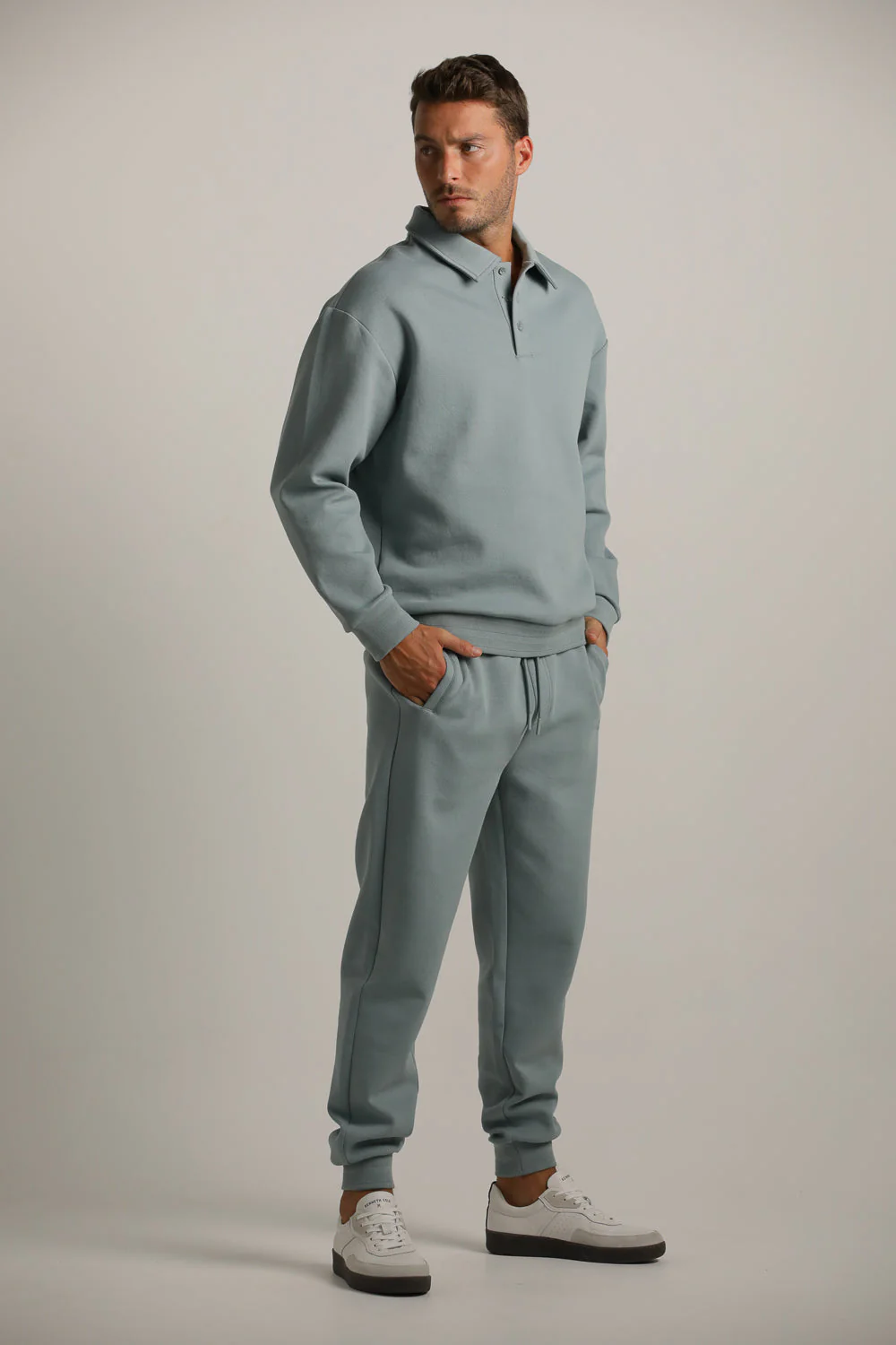Pique Polo Sweatshirt - Image 12