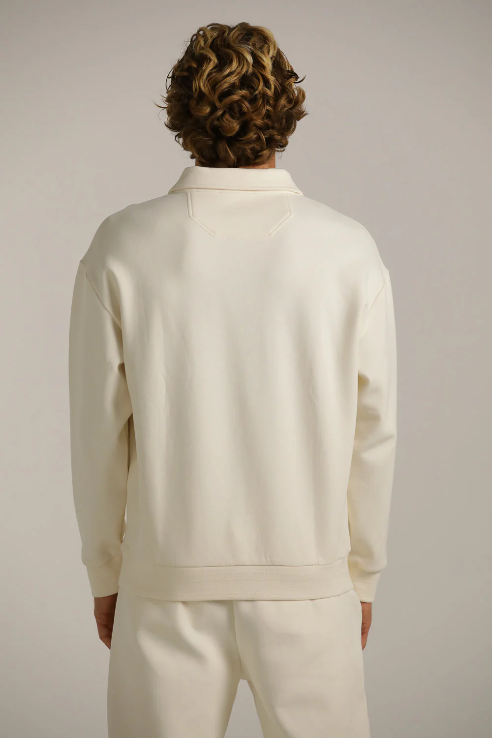 Pique Polo Sweatshirt - Image 5