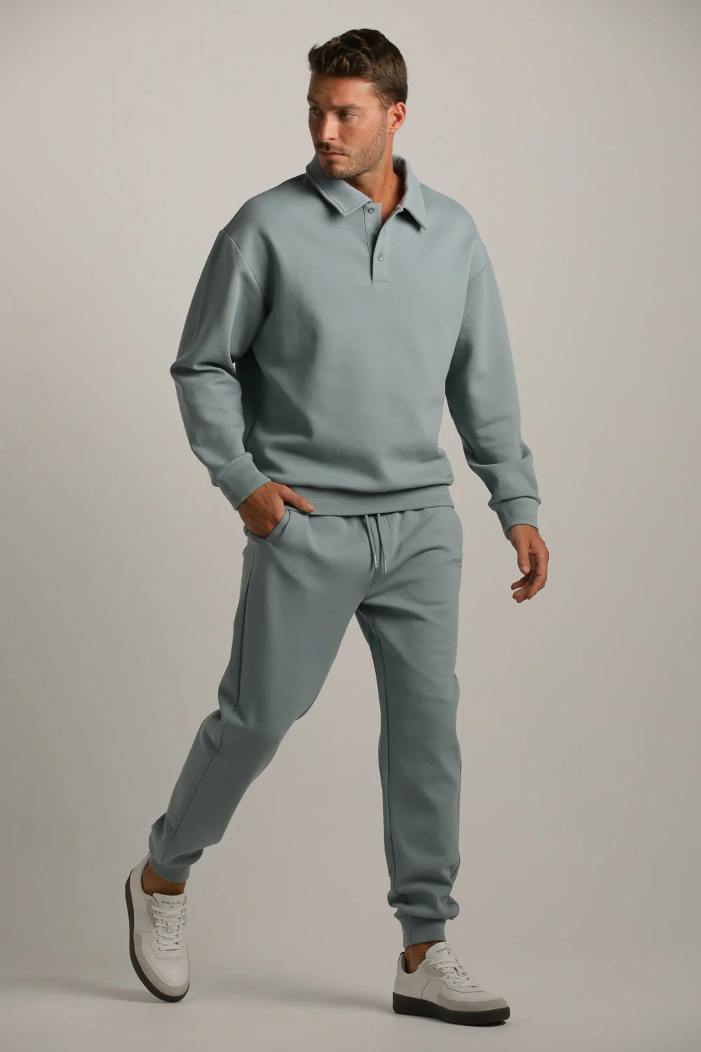Pique Polo Sweatshirt - Image 7