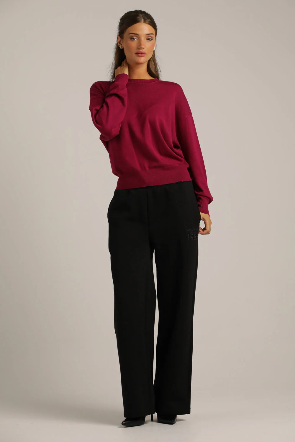 Oversized Knit Top