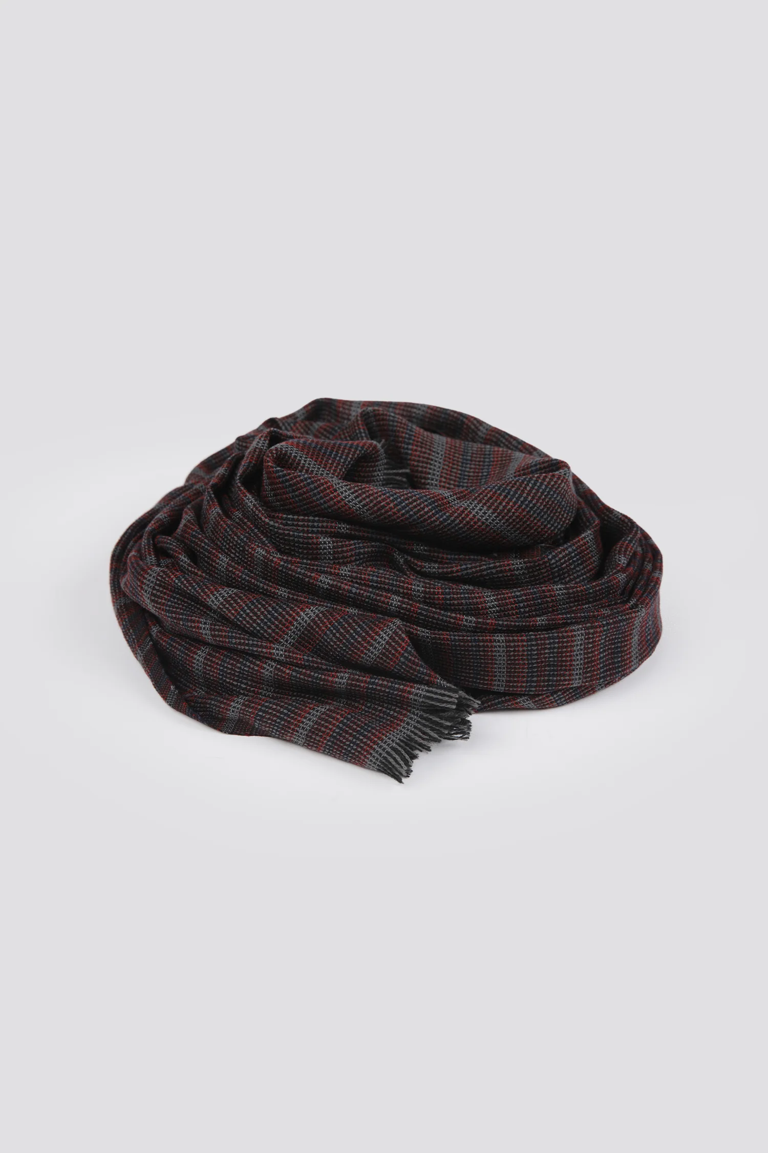 Stripped Knitted Scarf
