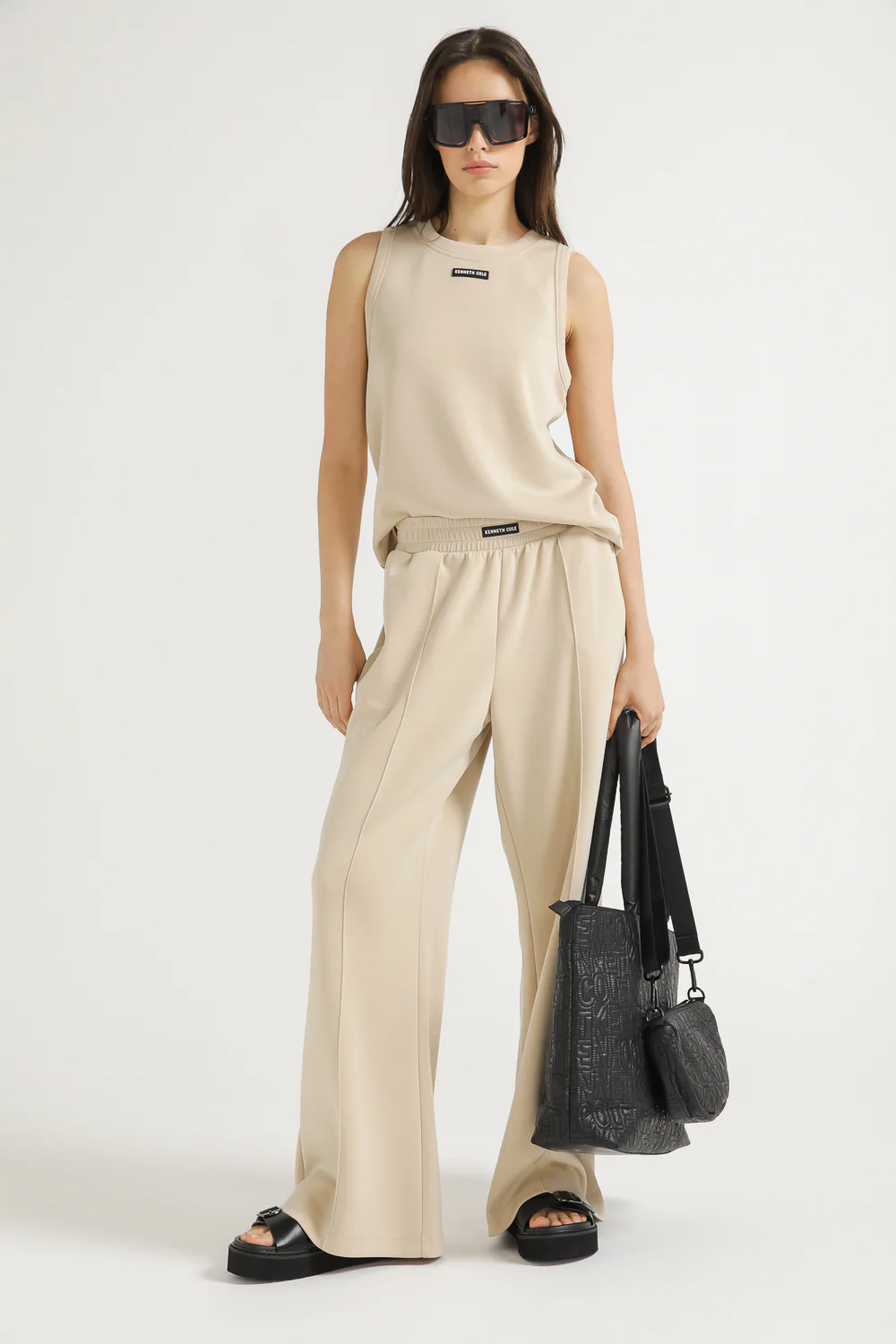 PinTuck Long Pants Cool Interlock