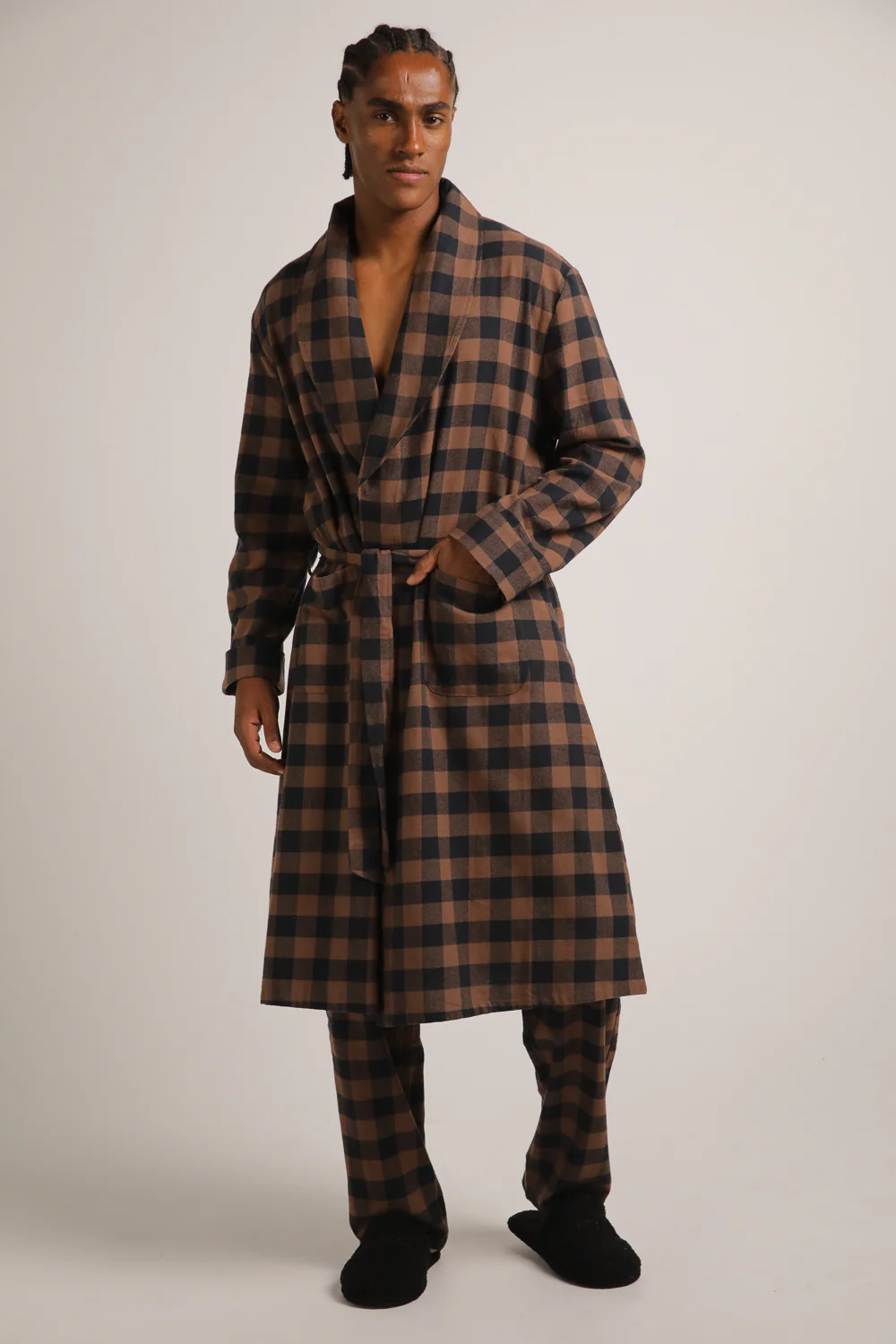 Plaid Flannel Robe - Image 2