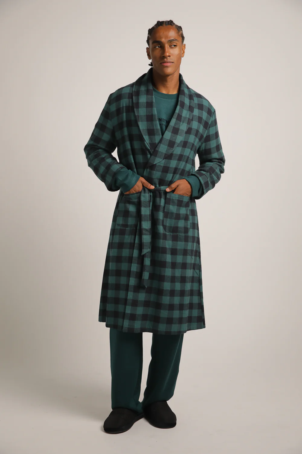 Plaid Flannel Robe - Image 6