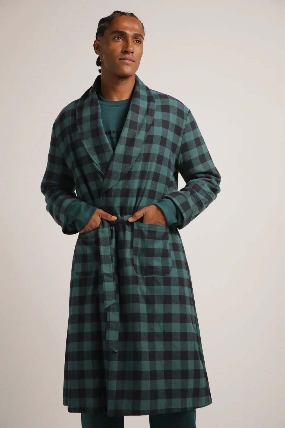 Plaid Flannel Robe - Image 7