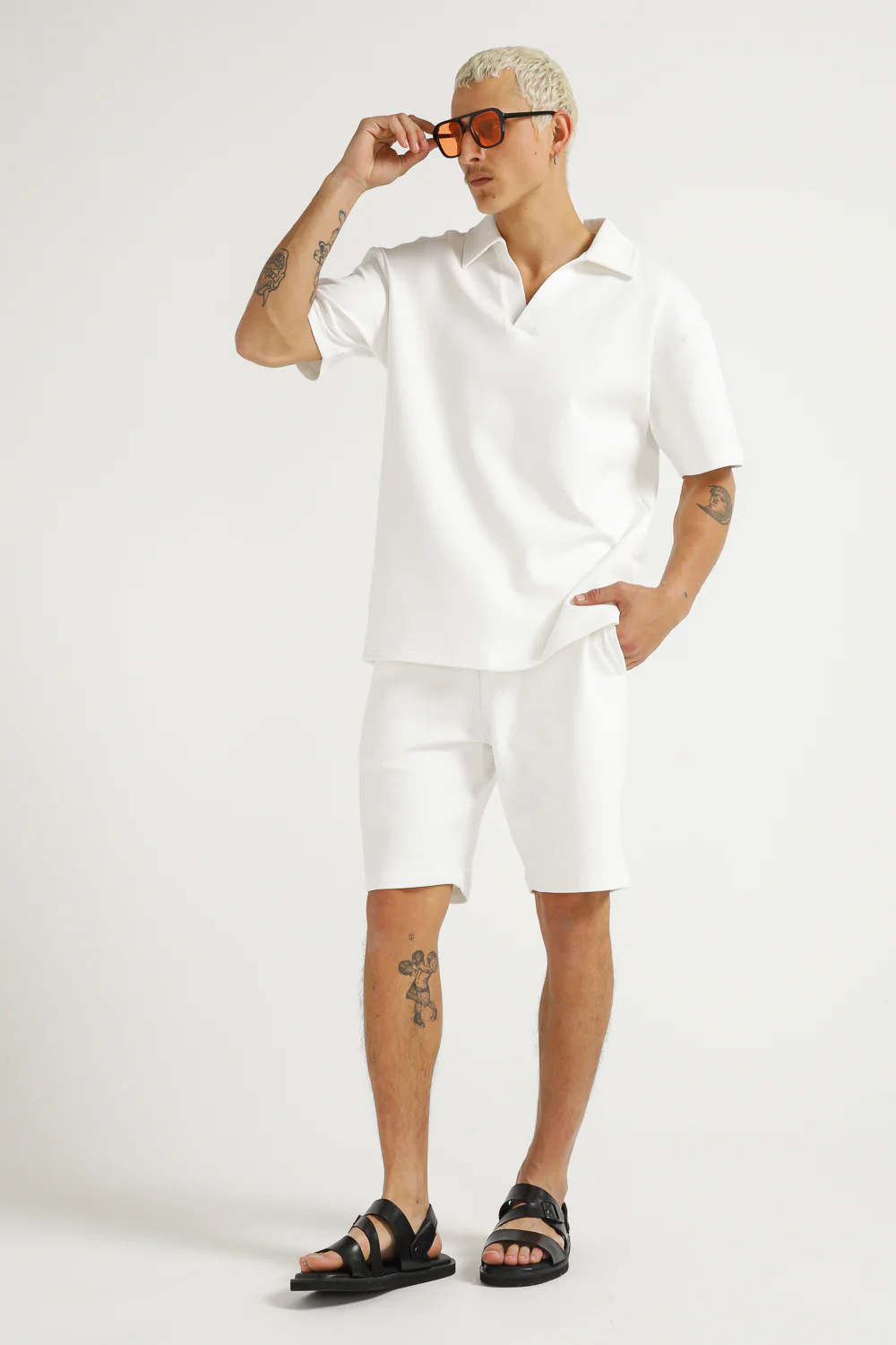 Embossed Logo Polo T Shirt - Image 3