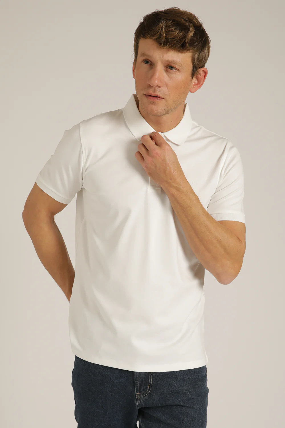 Knit Polo Top