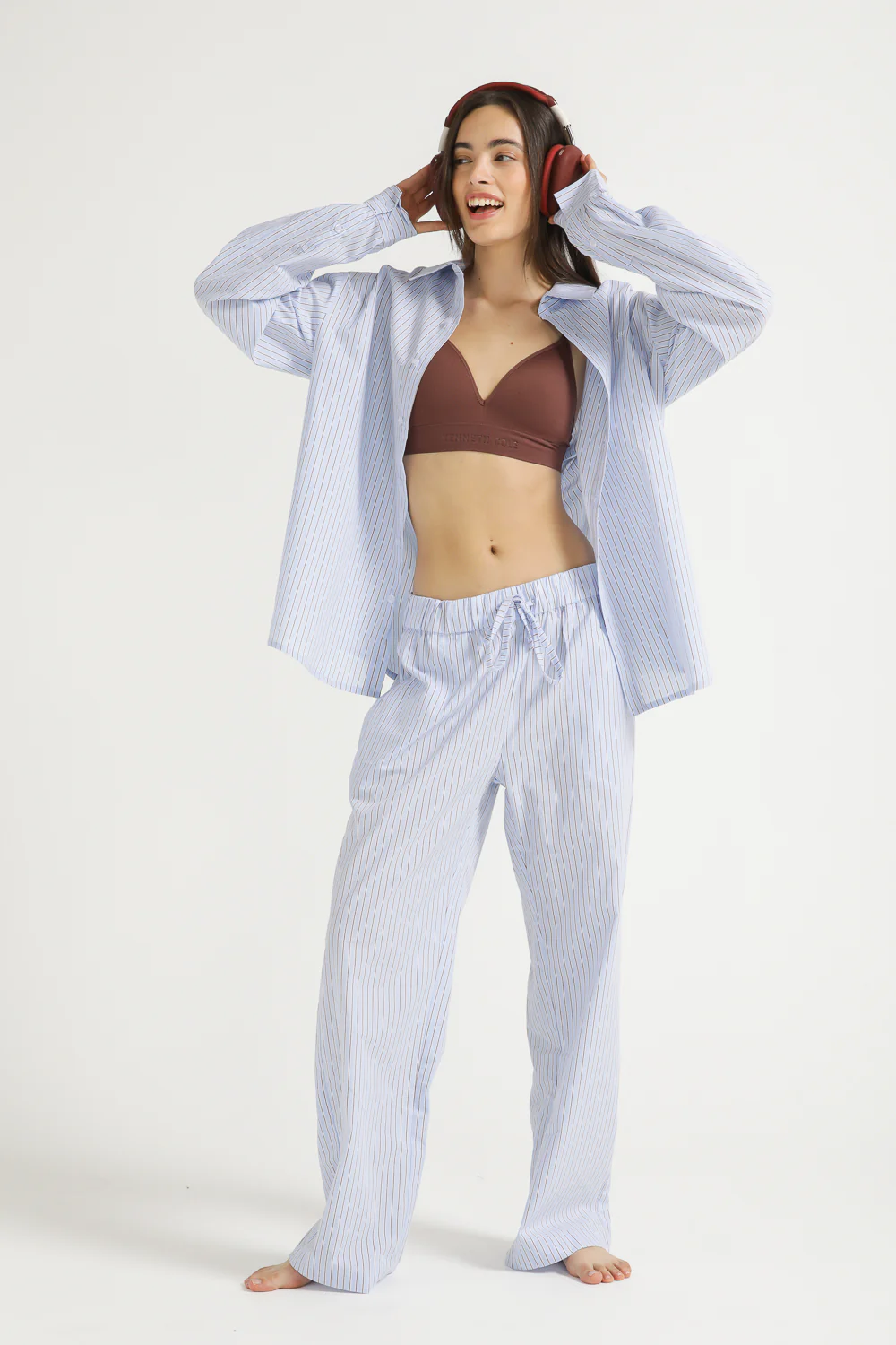 Oversized Stripe Cotton Poplin Shirt - Image 10
