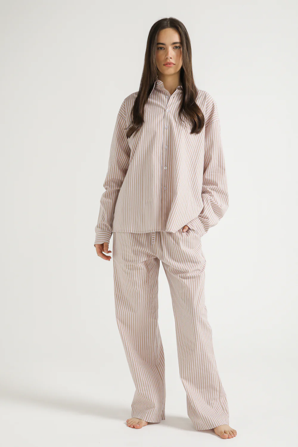 Oversized Stripe Cotton Poplin Shirt - Image 7