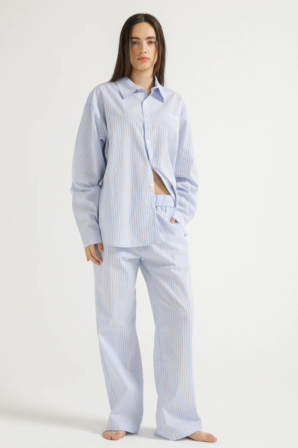 Poplin Wide Leg Pants - Image 10