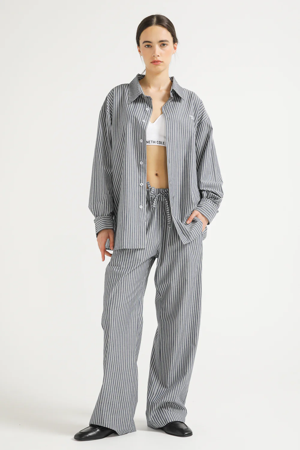 Poplin Wide Leg Pants - Image 16