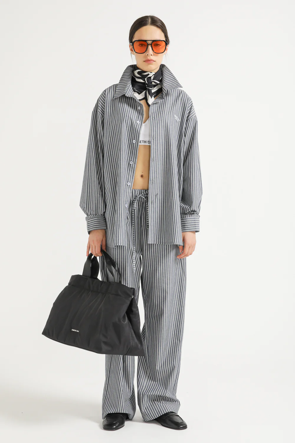 Poplin Wide Leg Pants - Image 19