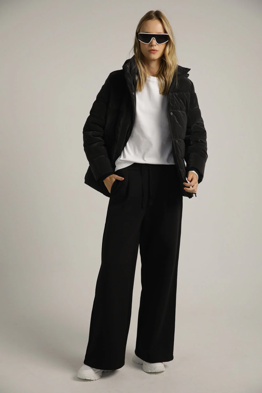 Belted Puffer Coat - Image 2