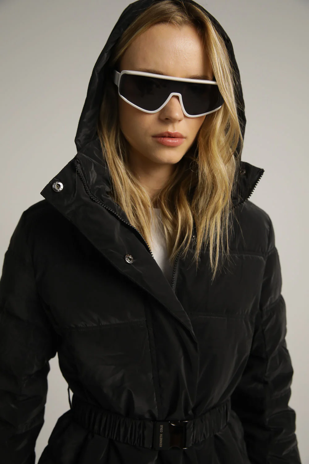 Belted Puffer Coat - Image 3