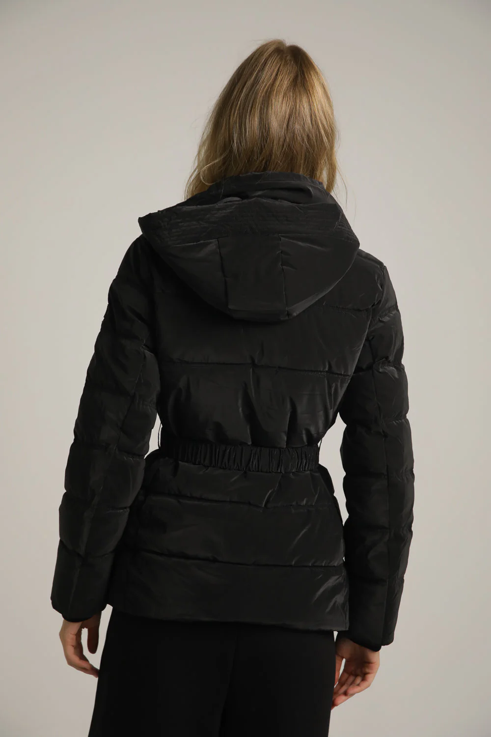 Belted Puffer Coat - Image 6