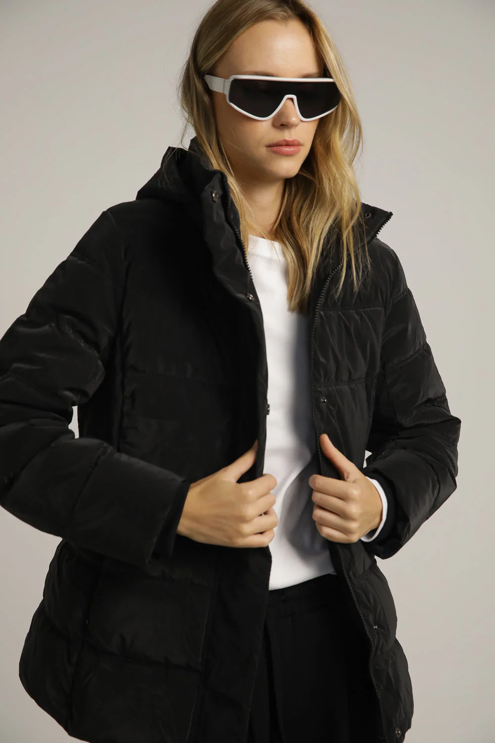 Belted Puffer Coat - Image 7