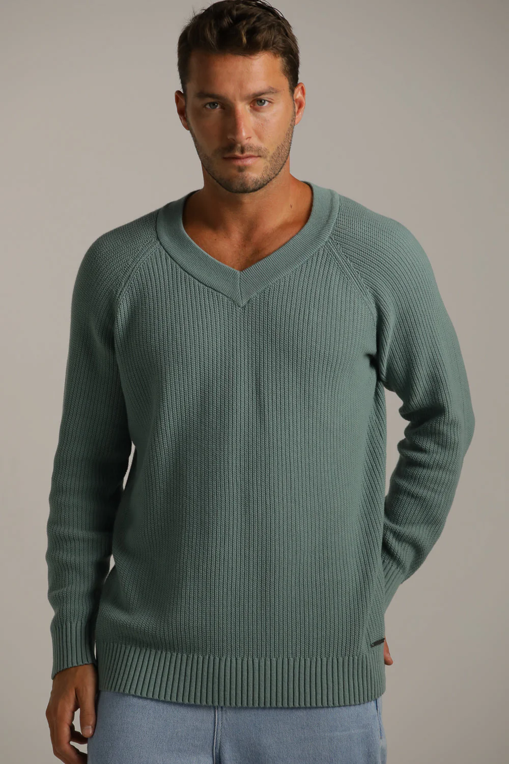 V Neck Raglan Knit - Image 7