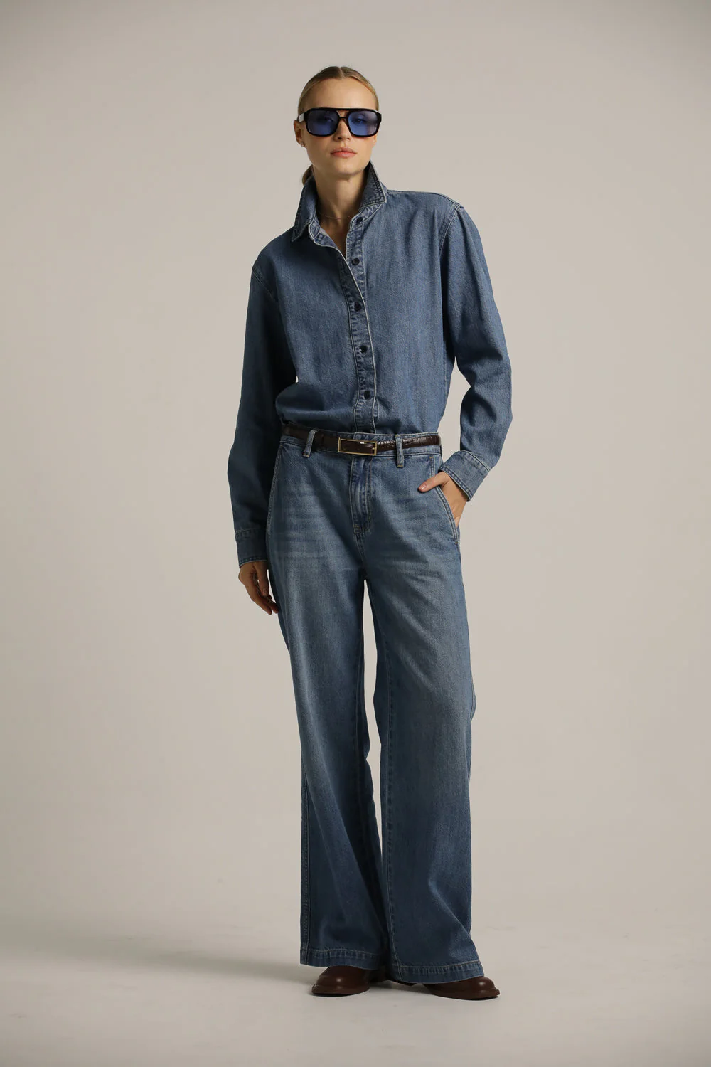 Denim button down shirt - Image 2