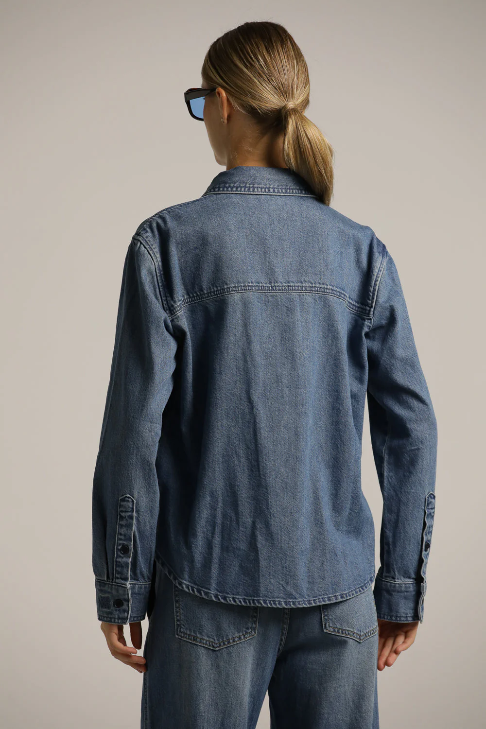 Denim button down shirt - Image 4