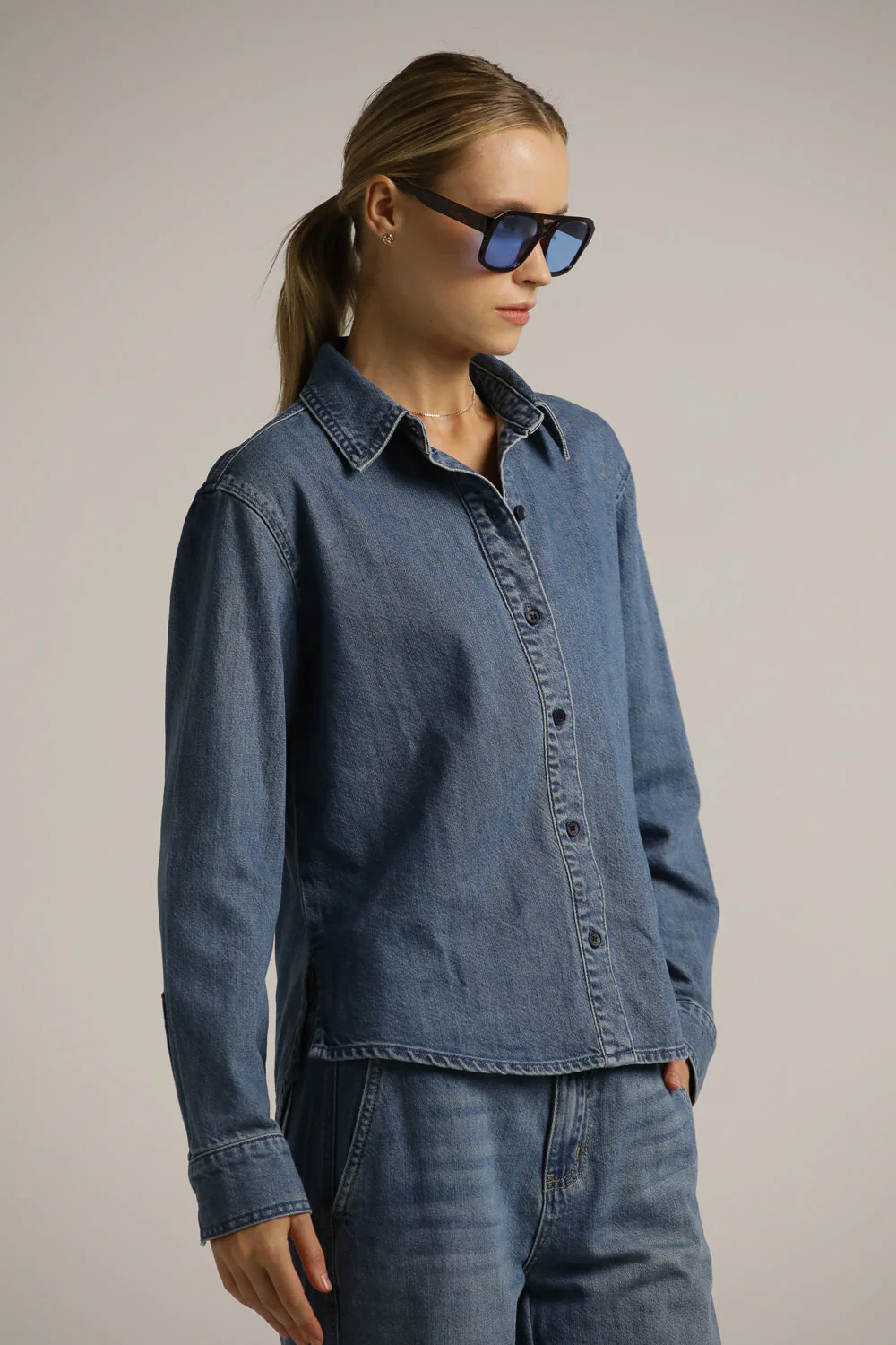 Denim button down shirt - Image 5