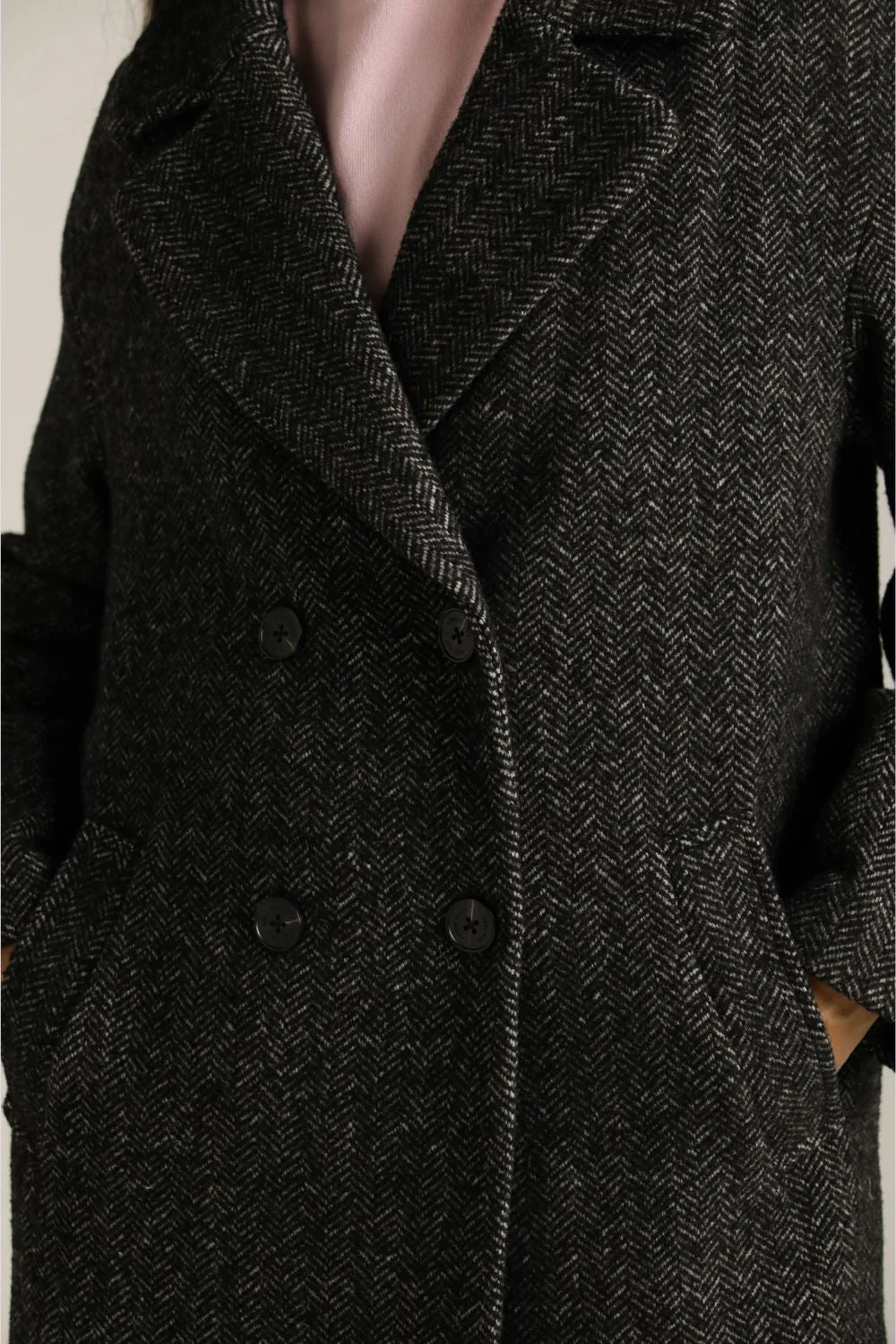 Tailored Textured Coat - Image 3