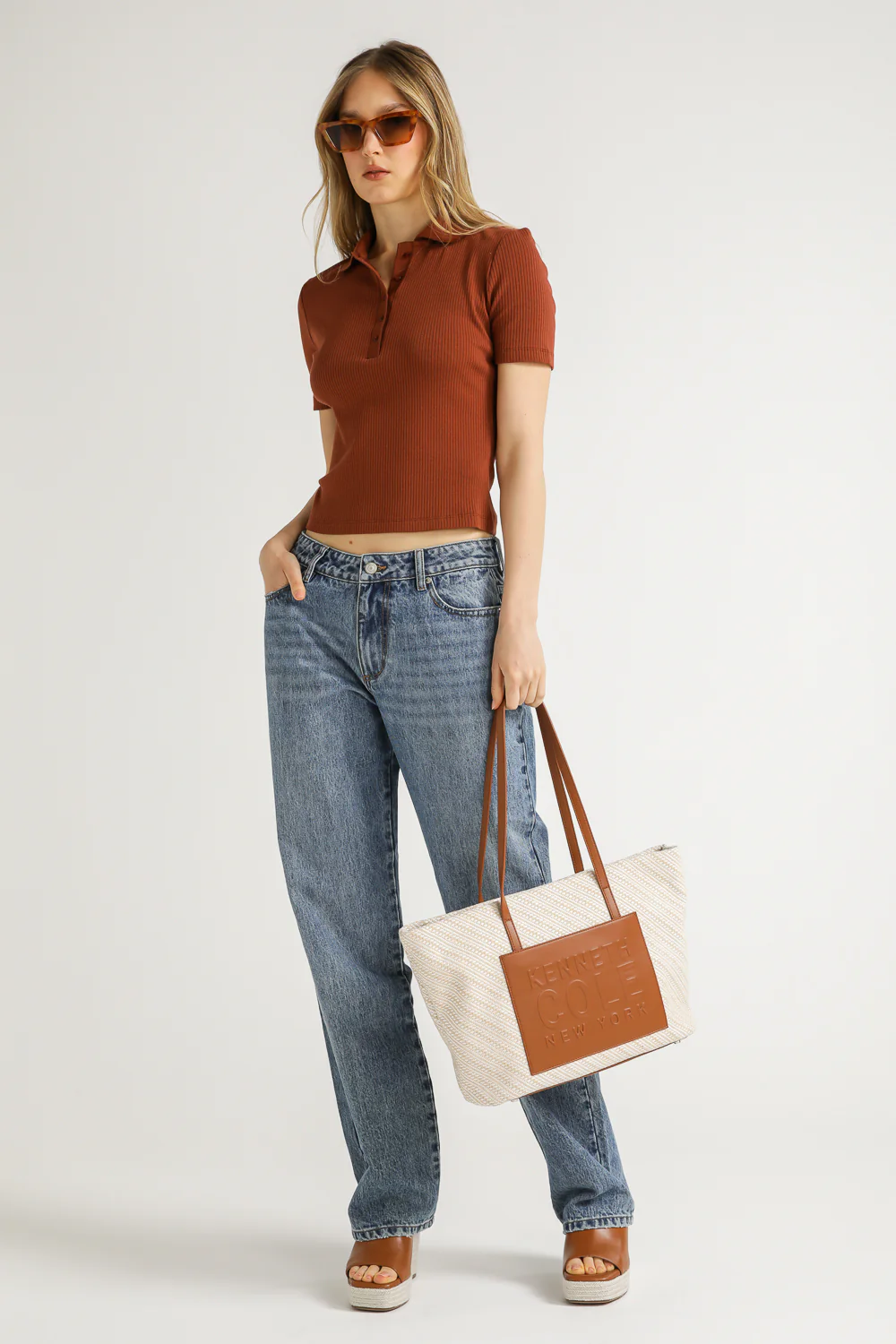 Ribbed Polo Top - Image 13