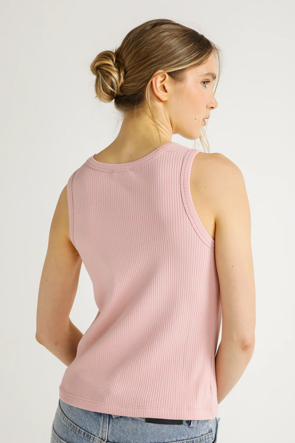 Rib Knit Tank Top With Logo - Image 24