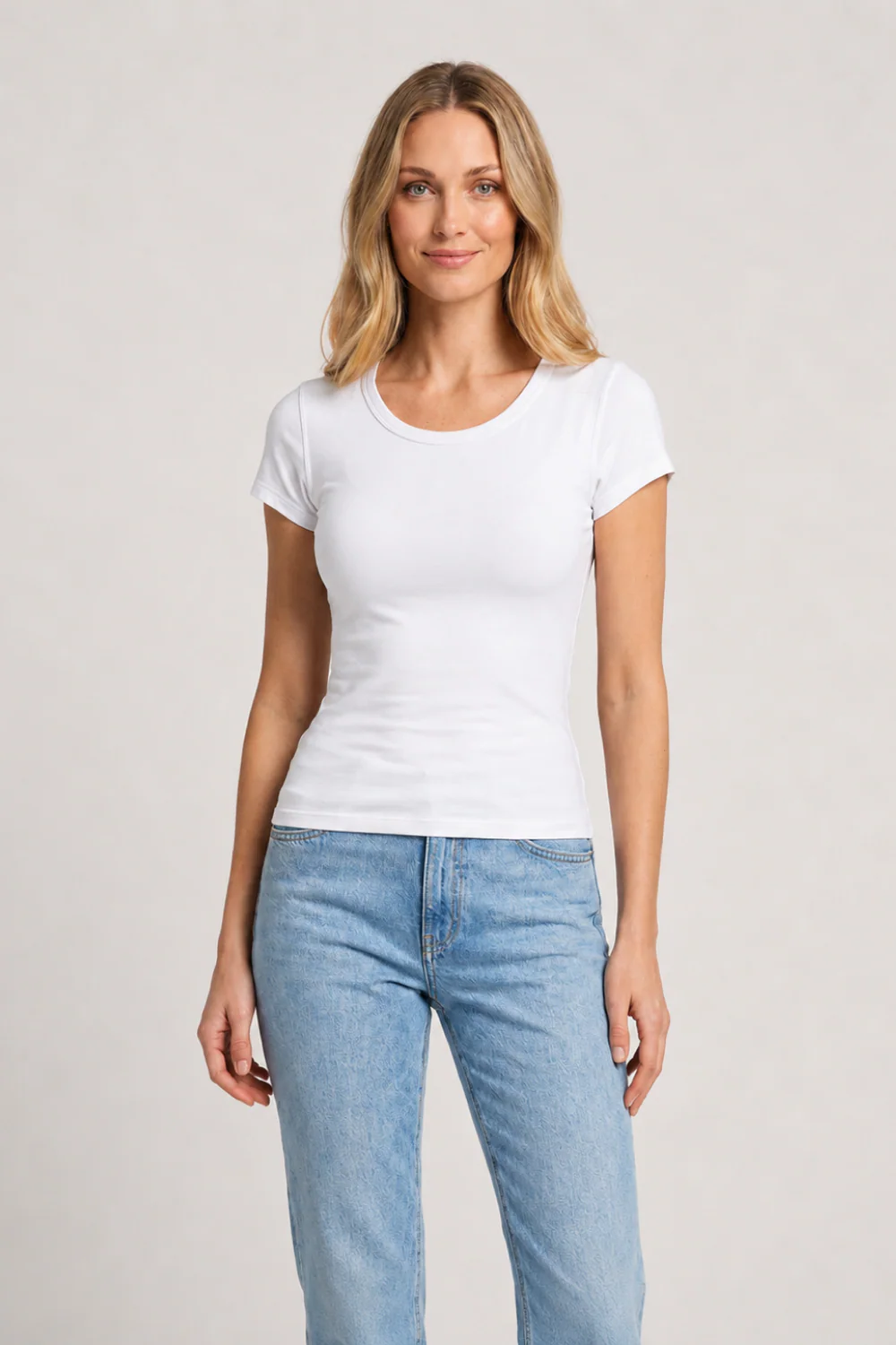 Round Neck Short Sleeve Shirt