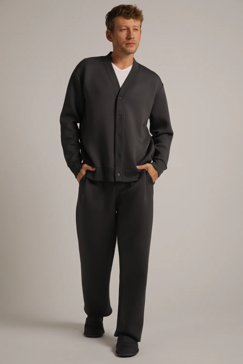 Scuba Buttoned Jacket - Image 11