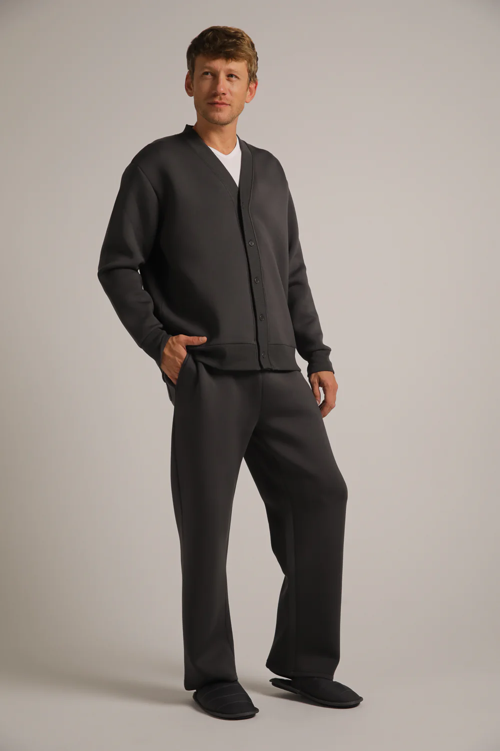 Scuba Buttoned Jacket - Image 7