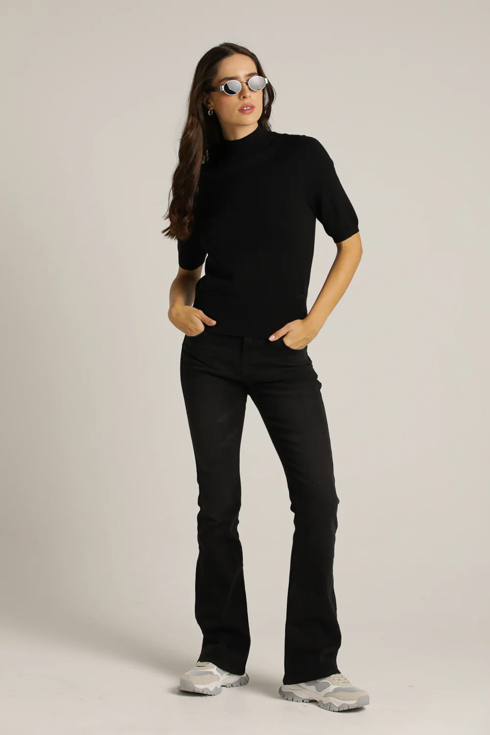 Short Sleeve Turtleneck Knit - Image 10