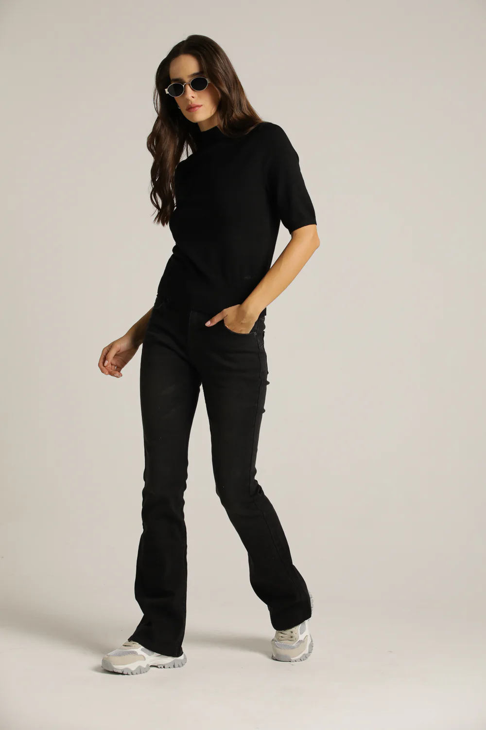 Short Sleeve Turtleneck Knit - Image 6