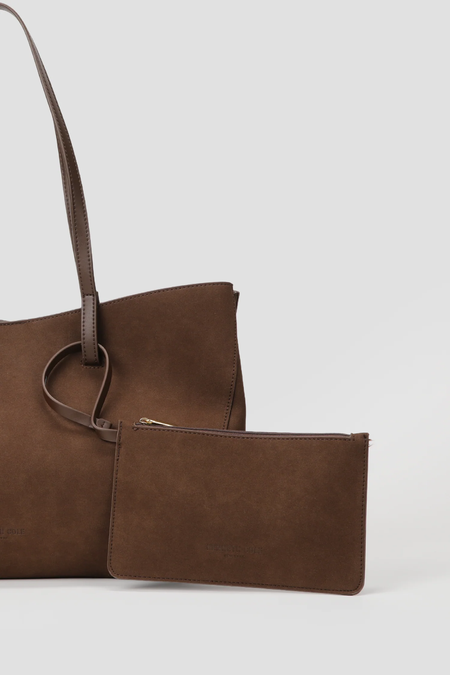 Faux Suede Tote Bag - Image 2