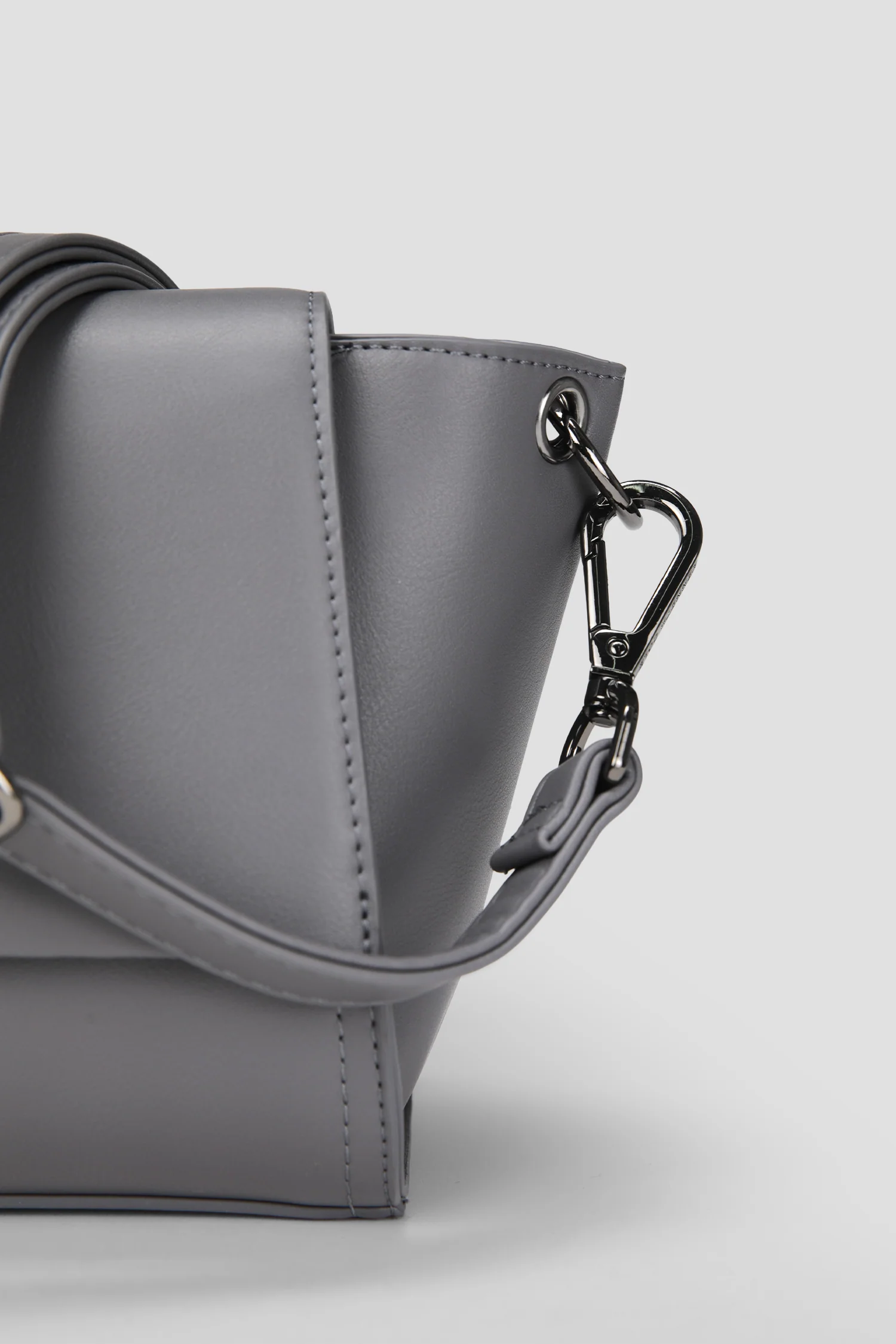 Faux Leather Shoulder Bag - Image 3