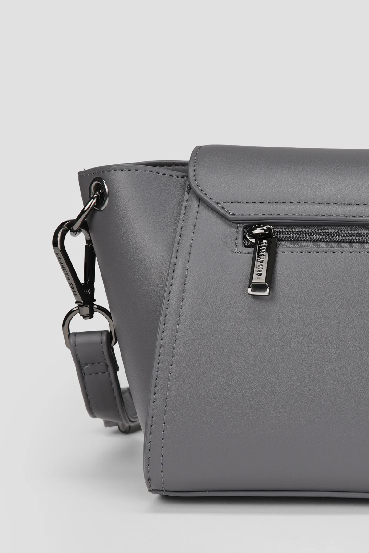 Faux Leather Shoulder Bag - Image 5