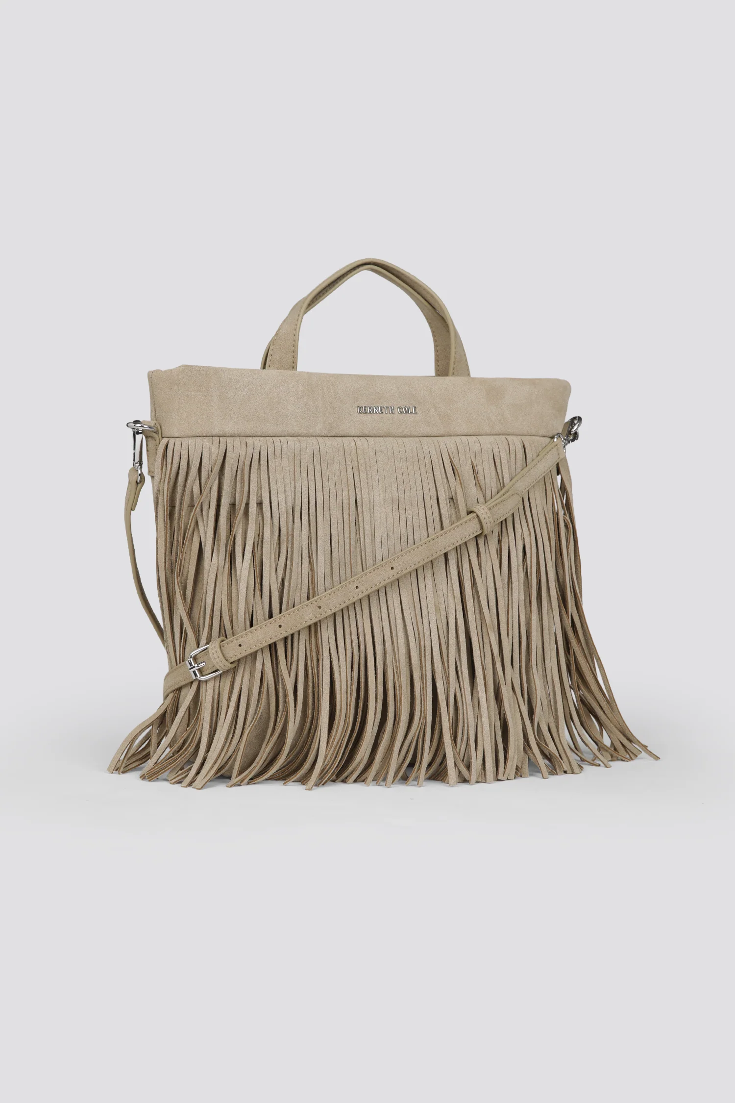 Fringe Suede Effect Crossbody Bag - Image 10