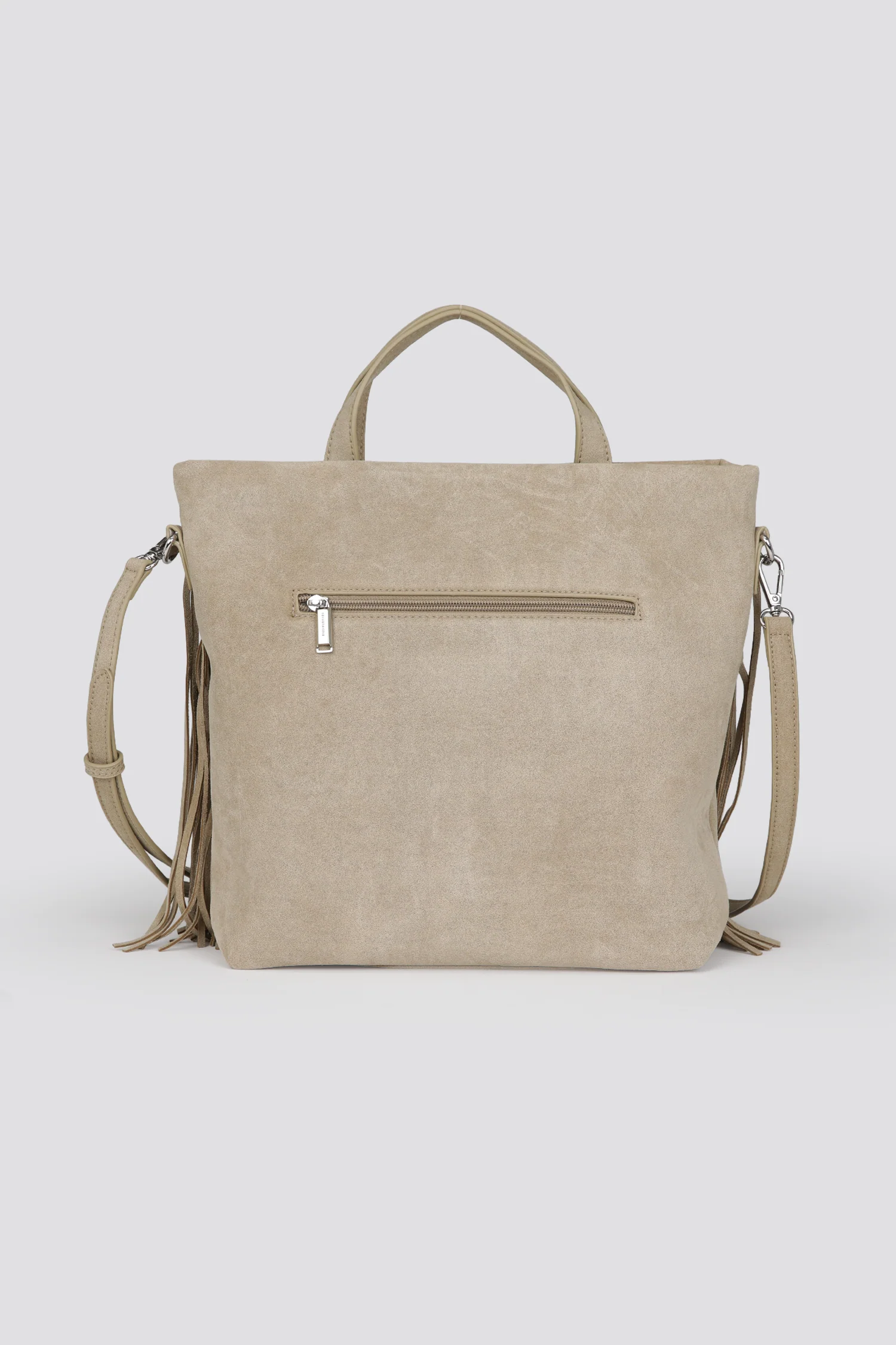 Fringe Suede Effect Crossbody Bag - Image 17