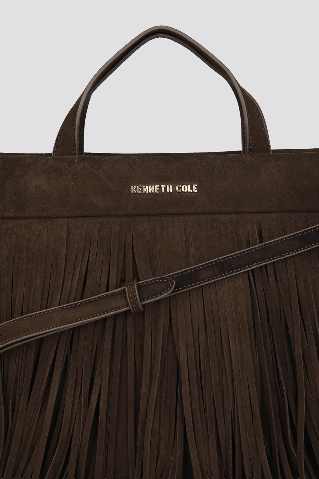 Fringe Suede Effect Crossbody Bag - Image 3