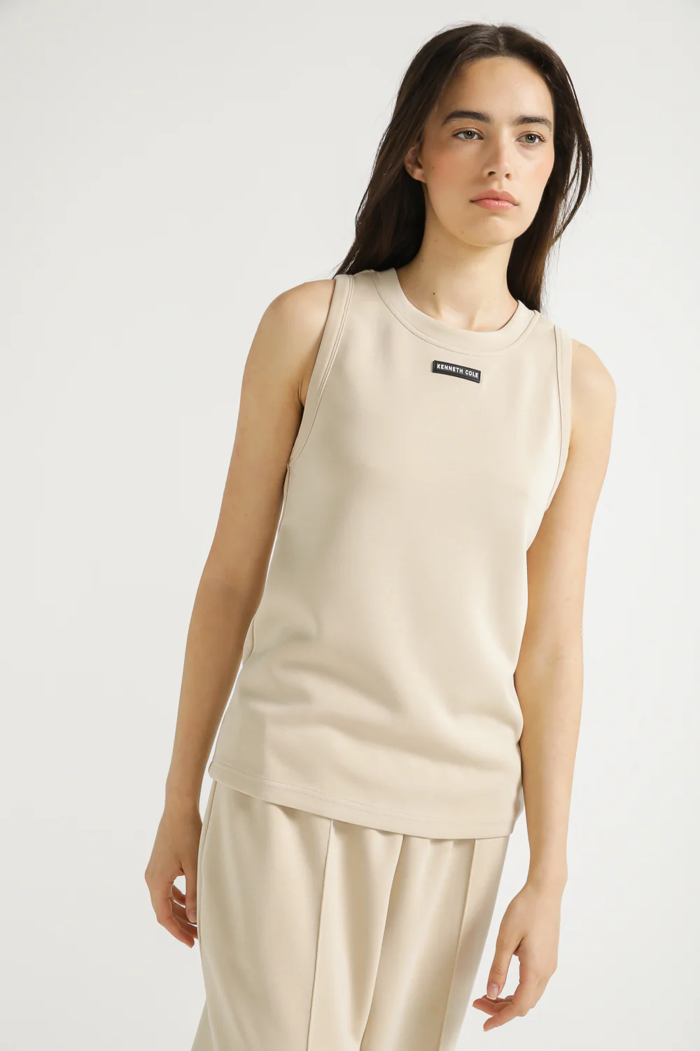 Side Zippe Cool Interlock Tank Top - Image 2